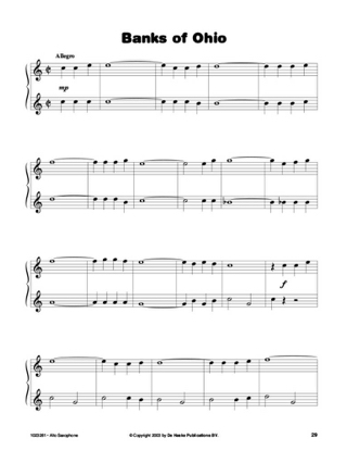 Two On Tour - Chansons Célèbres Pour Deux - Partition - Saxophone